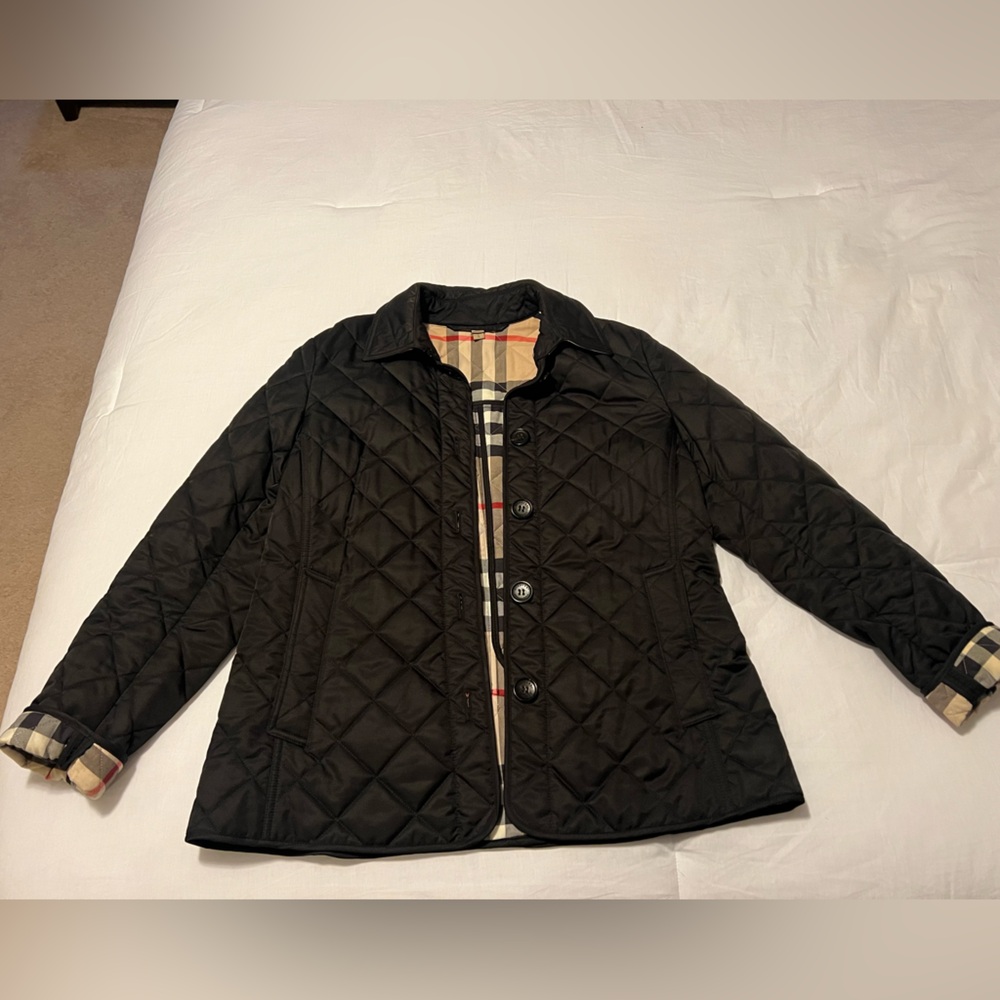 Burberry Black Quilted Jacket